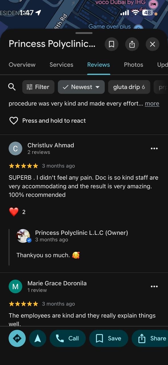 Google review for Dr. Aiman Aijaz (18)